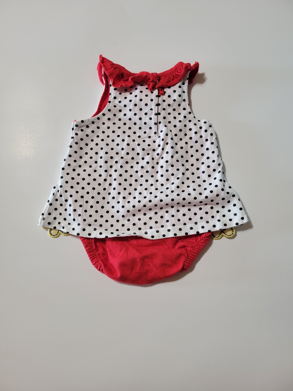 Koala Baby 0-3M Baby Girl Romper Dress Bundle Polka Dot Ladybug Fish Outfit Set - Picture 3 of 12